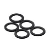 De Beer epdm ring, voor water, schroefdichting, 32 (1") x 44 x 2 mm, verpakking à 5 stuks 