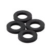 De Beer epdm ring, voor flexibele water aansluitslang, 8 x 14,5 (3/8") x 2 mm, verpakking à 4 stuks 