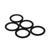 De Beer K&ouml;ro tpe ring, voor 40 mm sifon afdichting, 36 x 45 (1&frac12;") x 2 mm, verpakking &agrave; 5 stuks 