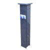 Maspla servicezuil, rvs, 4x CEE wcd 230 V, IP44, 3p, water, ½", RAL7016, antraciet 