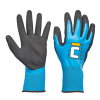 Tetrax waterdichte werkhandschoenen, blauw/zwart, maat 10 