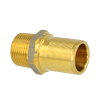 Henco Vision draadkoppeling, messing, inwendig capillair x buitendraad, type 17SKS, 20 mm x &frac34;" 