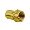 Henco schroef koppeling, messing, inwendig capillair x binnendraad, type 18SKS, 10 bar, 20 mm x ¾" 