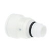 Henco Vision draadkoppeling, pvdf, steek x buitendraad, type VVSK, epdm, 26 mm x ¾"