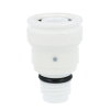 Henco Vision draadkoppeling, pvdf, steek x buitendraad, type VVSK, epdm, 26 mm x ¾"