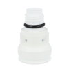 Henco Vision draadkoppeling, pvdf, steek x buitendraad, type VVSK, epdm, 26 mm x ¾"