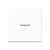 Jung Home stuurafdekking, A range, 1-voudig, alpin wit 