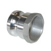 Camlock Schnellkupplung, M-Teil x Innengewinde, Aluminium, Typ A, ND 65 mm, d = 2½" 