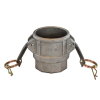 Camlock Schnellkupplung, V-Teil x Innengewinde, Aluminium, Typ D, ND 65 mm, d = 2½" 