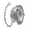 Storz eindkap met ketting, aluminium, 3 nokken, 160 mm