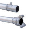 Humet snelkoppelbuis met insteekkoppeling, dicht, aluminium, l = 6 m, 102 mm 