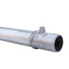 Humet snelkoppelbuis met insteekkoppeling, dicht, aluminium, l = 6 m, 102 mm 