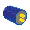Watts Microflex installatiepakket DUO Primo, cv, 6 bar, koppeling 1", 125 mm / 2x 32 x 2,9 mm, l=10m 