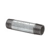 Pijpnippel, gegalvaniseerd, 2x buitendraad, nr. 23, ¾", l = 200 mm 