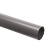 Pipelife afvoerbuis met gladde einden, pvc, grijs, RAL 7037, KOMO, SN8, l = 5 m, 110 x 3,4 mm 