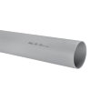 Afvoerbuis met gladde einden, pvc, grijs, brandvertragend, NF, SN4, l = 4 m, 110 x 3,2 mm 