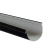 Nicoll Techtan Vodalis Hängerinne, PVC, schwarz, RAL 9011, 140 mm, l = 4 m 