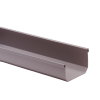 S-lon Mini-Kastenrinne, PVC, 95 mm, grau, l = 4 m 