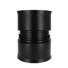 AQUATUB bocht 15°, met rubberring, hdpe, SN8, 150 mm 