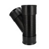 AQUATUB T-stuk 45°, met rubberring, hdpe, SN8, DN150 