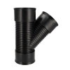 AQUATUB T-stuk 45°, met rubberring, hdpe, SN8, DN150 