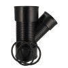 AQUATUB verloop T-stuk 45&deg;, met rubberring, hdpe, SN8, DN150 x DN250 