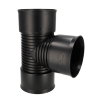 AQUATUB T-stuk 90&deg;, met rubberring, hdpe, SN8, DN300 