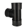 AQUATUB T-stuk 90&deg;, met rubberring, hdpe, SN8, DN300 