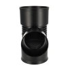 AQUATUB verloop T-stuk 90&deg;, met rubberring, hdpe, SN8, DN150 x DN250 