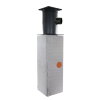 Infiltratie basisset, 200 liter, kunststof deksel, klasse A, h = 500 mm 