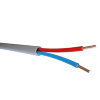 TKF signaalkabel, YY Dca, 2 x 0,8 mm, grijs, l = maximaal 100 m 