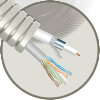 Snelflex voorbedrade flexibele buis met multikabel, 20 mm, coax9 NL+U/UTPcat6, l = 100 m 