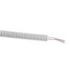 Snelflex voorbedrade flexibele buis met signaalkabel, 16mm, YR-mb grijs, 2x0,8mm², 100m,Dca-s3,d2,a3 