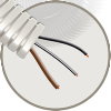 Snelflex voorbedrade flexibele buis met VD draad, 16 mm, 1x 2,5 mm² (br)+ 2x 1,5 mm² (zw), 100 m 