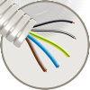 Snelflex voorbedrade flexibele buis met VD draad, 16mm, 3x 2,5mm&sup2; (br,bl,ge/gr)+2x 1,5mm&sup2; (zw), 100m 