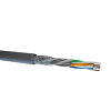 TKF UTP kabel, 4x 2x 23AWG, HFFR-LS, Eca, grijs, Cat.7 S/FTP B2ca, l = maximaal 1000 m 