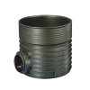 Wavin inspectieput, Tegra 600, 2x manchet, pp, exclusief deksel, bocht 120°, 2x 200 mm 