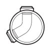 Wavin inspectieput, Tegra 600, 2x manchet, pp, exclusief deksel, bocht 120°, 2x 200 mm 