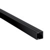OBO kabelgoot met deksel en bodemperforatie, type WDK 15015, l = 2 m, 15 x 15 mm, zwart 