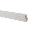OBO kabelgoot met deksel en dubbele bodem, type WDK 13025, l = 2 m, 13 x 25 mm, wit 