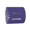 Tecwerk gatenzaag, HSS-Co8, zonder opnameschacht, snijdiepte 38 mm, zaagdiameter 76 mm 