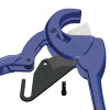 Tecwerk buizenschaar, voor pp/pe/pb/pvdf/mlp/msr/vpe/cpvc/pvc buizen, snijbereik 0 - 35 mm 