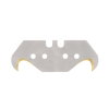 Tecwerk haakmes, titanium, 48,2 x 18,7 x 0,65 mm, verpakking à 10 stuks