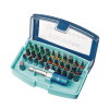 Tecwerk bitset, 32-delig, kunststof box, aandrijving ¼" zeskant