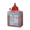 Tecwerk slaglijnkrijt, rood, flacon &agrave; 250 gram 