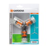 Gardena 3-weg stuk, incl. slangstukken, 13 en 15 mm 