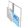 Ubbink waterkerende damp-open folie, geperforeerd, gewapend, b = 2 m, l = 50 m 