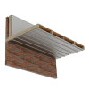 Alkreflex waterdichte dampdichte isolerende folie, type 2L-2, b = 1,5 m, l = 25 m (gecoat) 