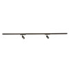 Global Pro spanningsrail, 3-fasen, aluminium, type XTS4400-2, l = 4 m, zwart 