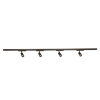 Global Pro spanningsrail, 3-fasen, aluminium, type XTS4400-2, l = 4 m, zwart 